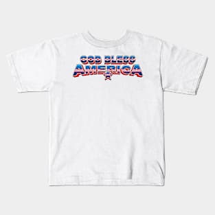 GOD BLESS AMERICA Kids T-Shirt